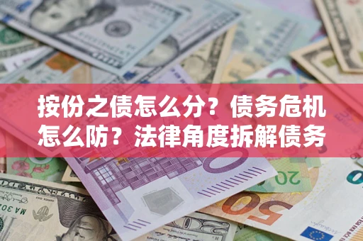 济南按份之债怎么分？债务危机怎么防？法律角度拆解债务分配与风险自保指南