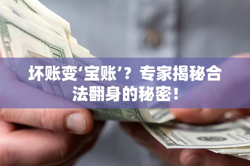 济南坏账变‘宝账’？专家揭秘合法翻身的秘密！