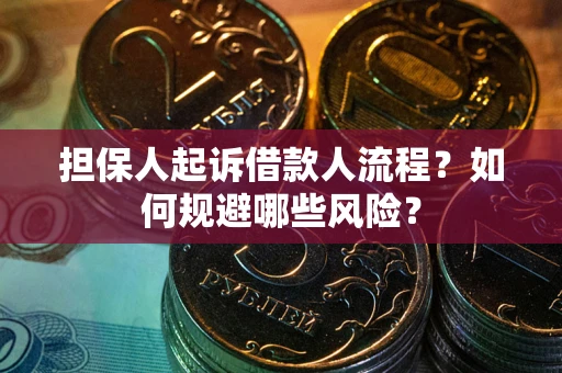 济南担保人起诉借款人流程？如何规避哪些风险？