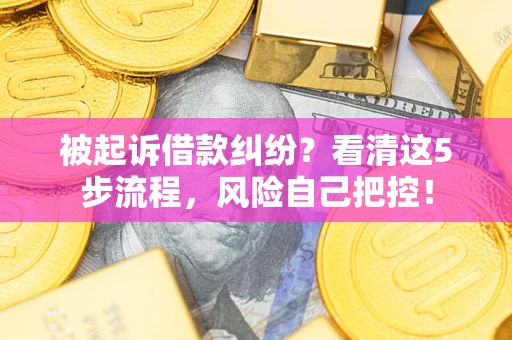 济南被起诉借款纠纷？看清这5步流程，风险自己把控！