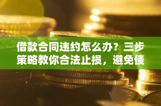 济南借款合同违约怎么办？三步策略教你合法止损，避免债务危机升级