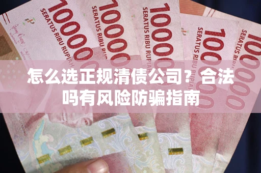 济南怎么选正规清债公司？合法吗有风险防骗指南