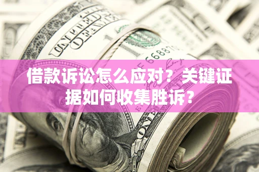 济南借款诉讼怎么应对？关键证据如何收集胜诉？
